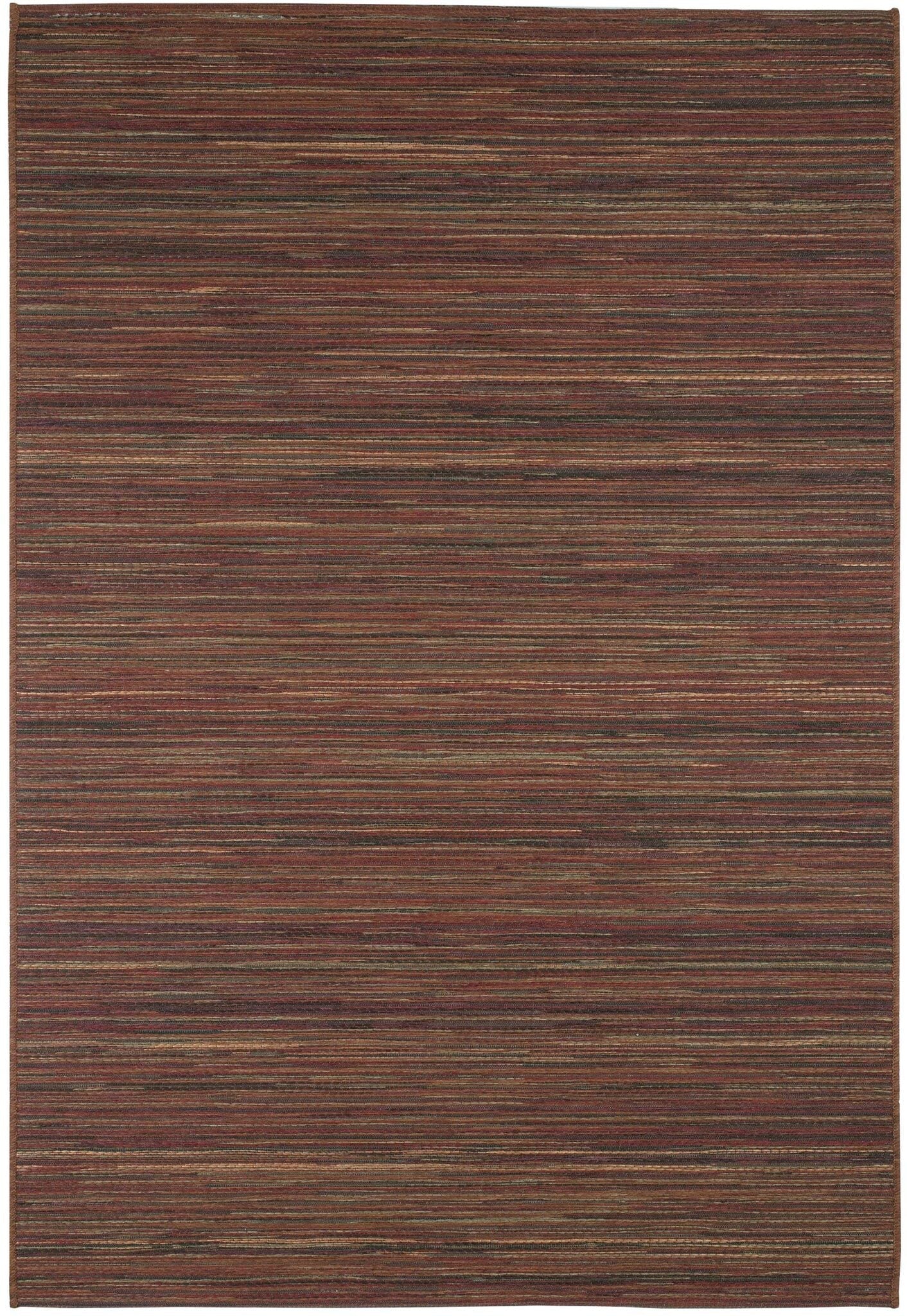 Brighton Marled Stripe Rust Rug