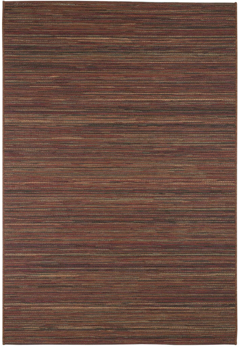 Brighton Marled Stripe Rust Rug