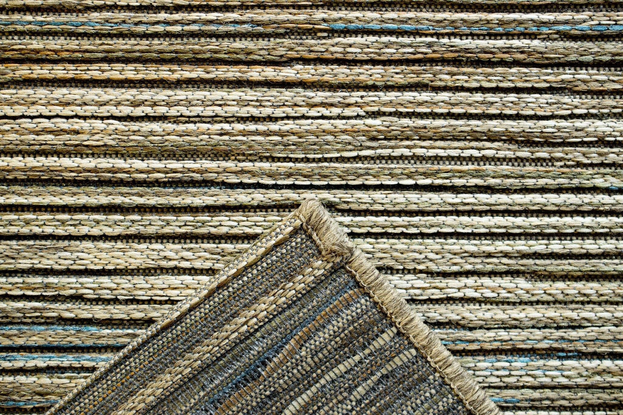 Brighton Marled Stripe Natural Rug