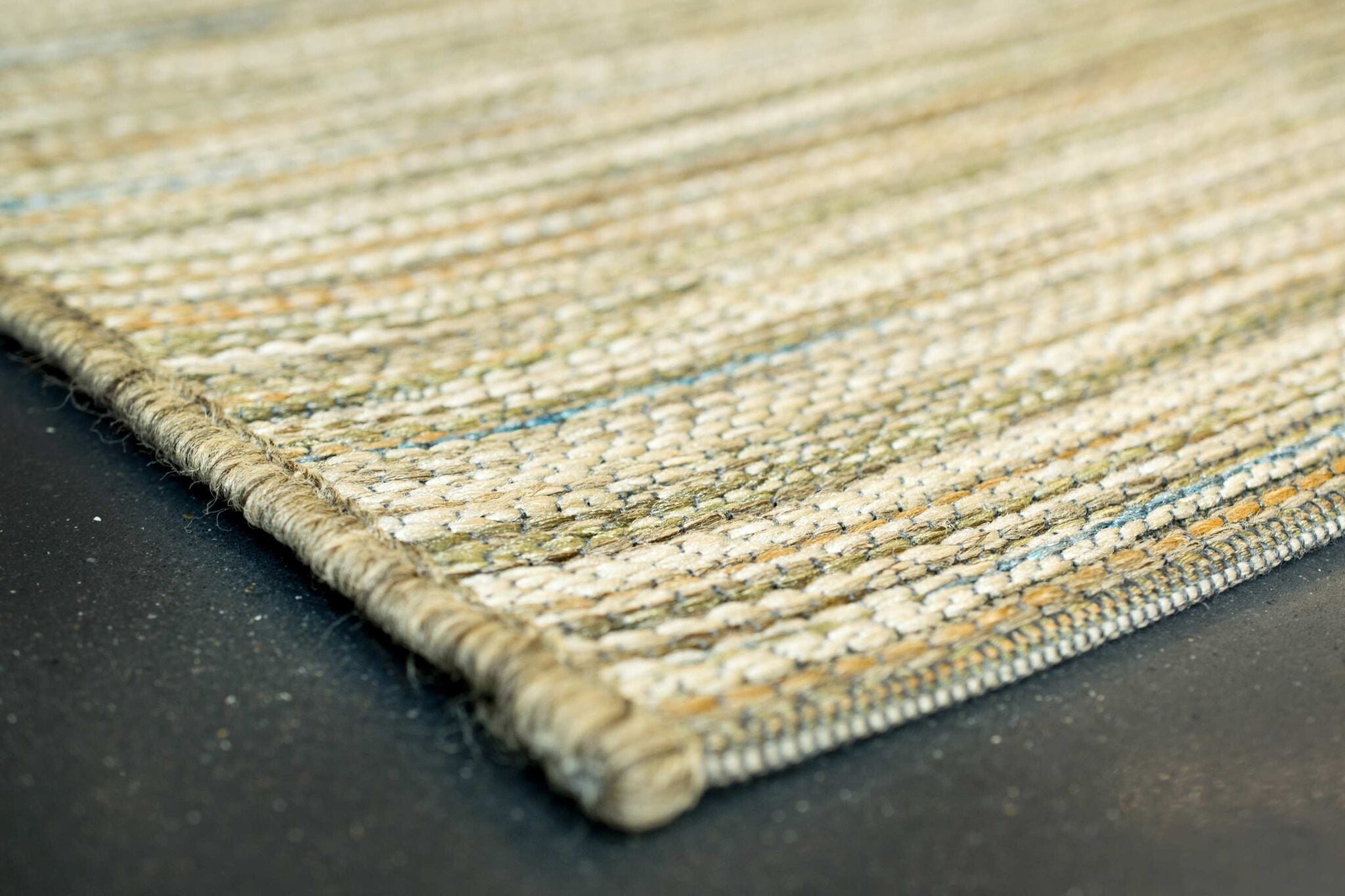 Brighton Marled Stripe Natural Rug