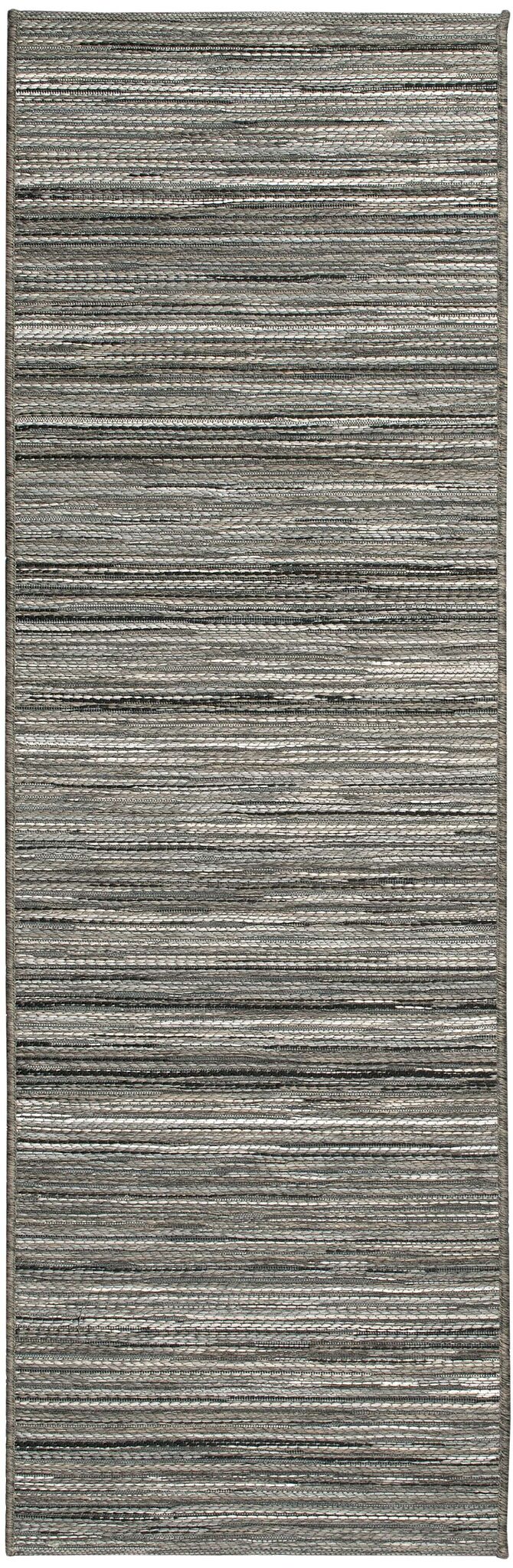 Brighton Marled Stripe Grey Rug