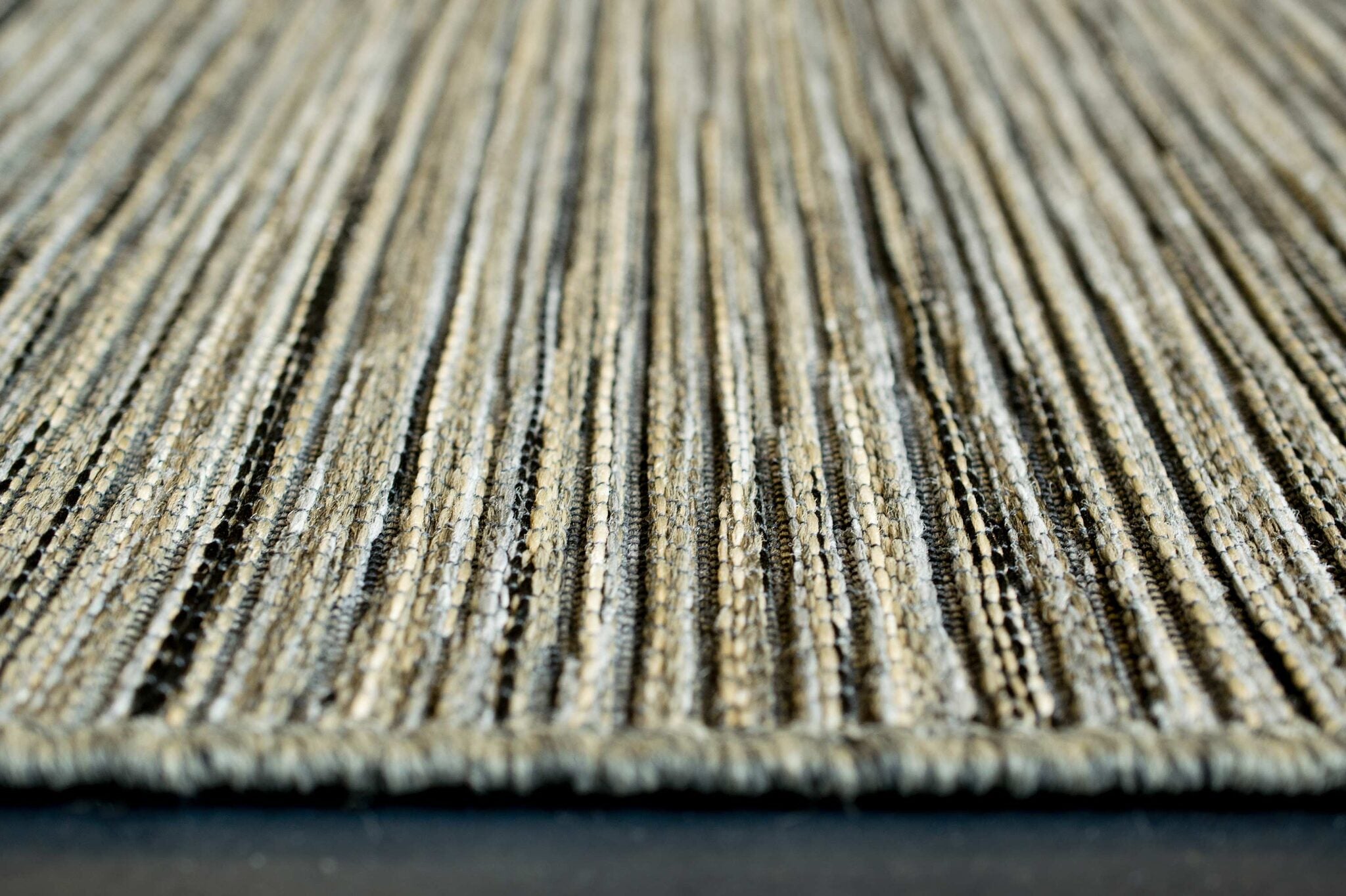 Brighton Marled Stripe Grey Rug