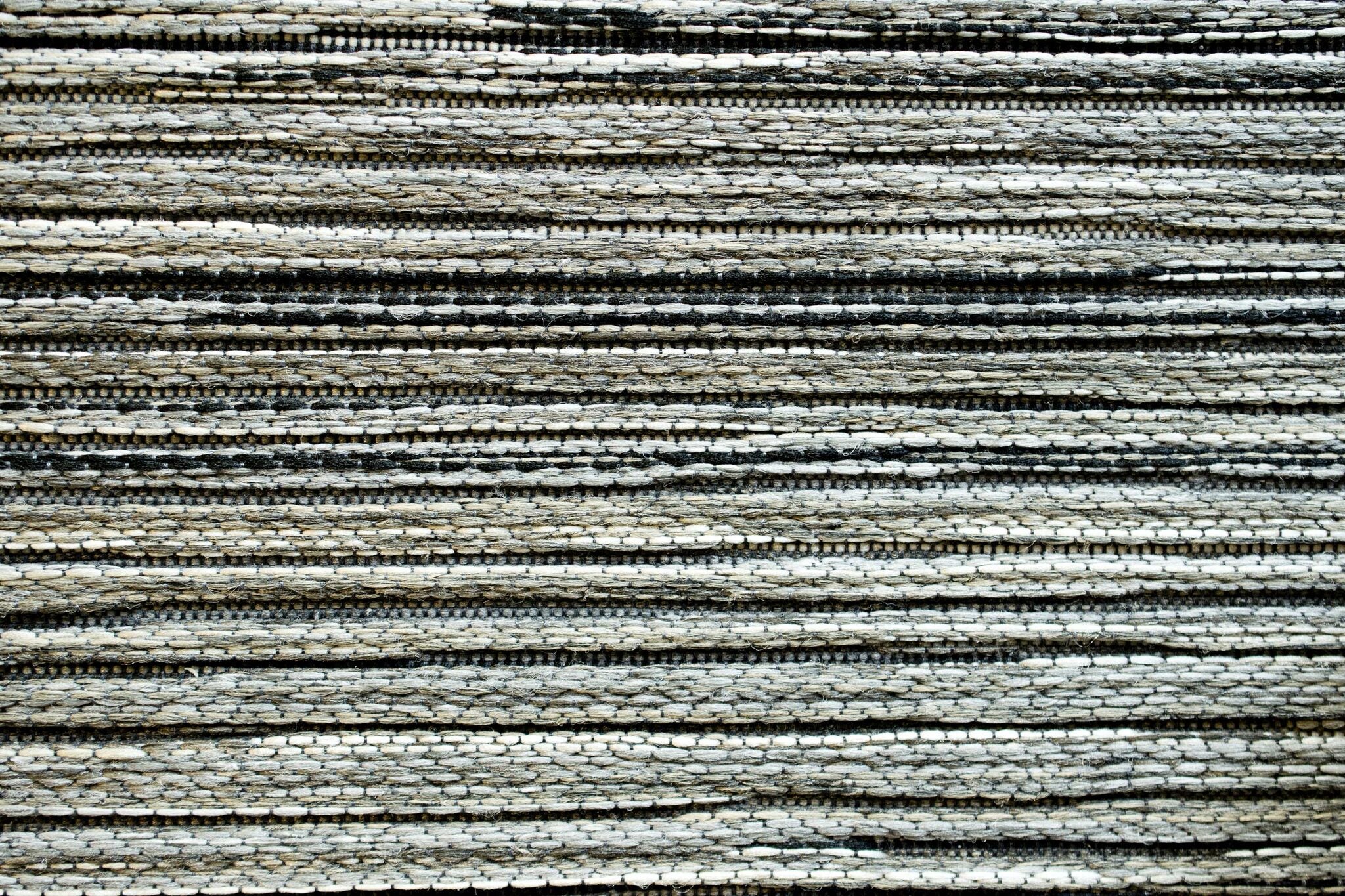 Brighton Marled Stripe Grey Rug