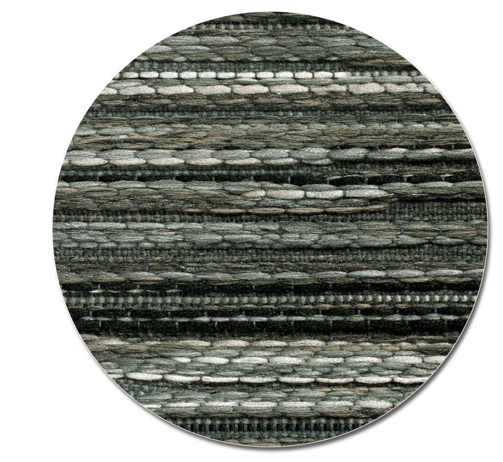 Brighton Marled Stripe Grey Rug