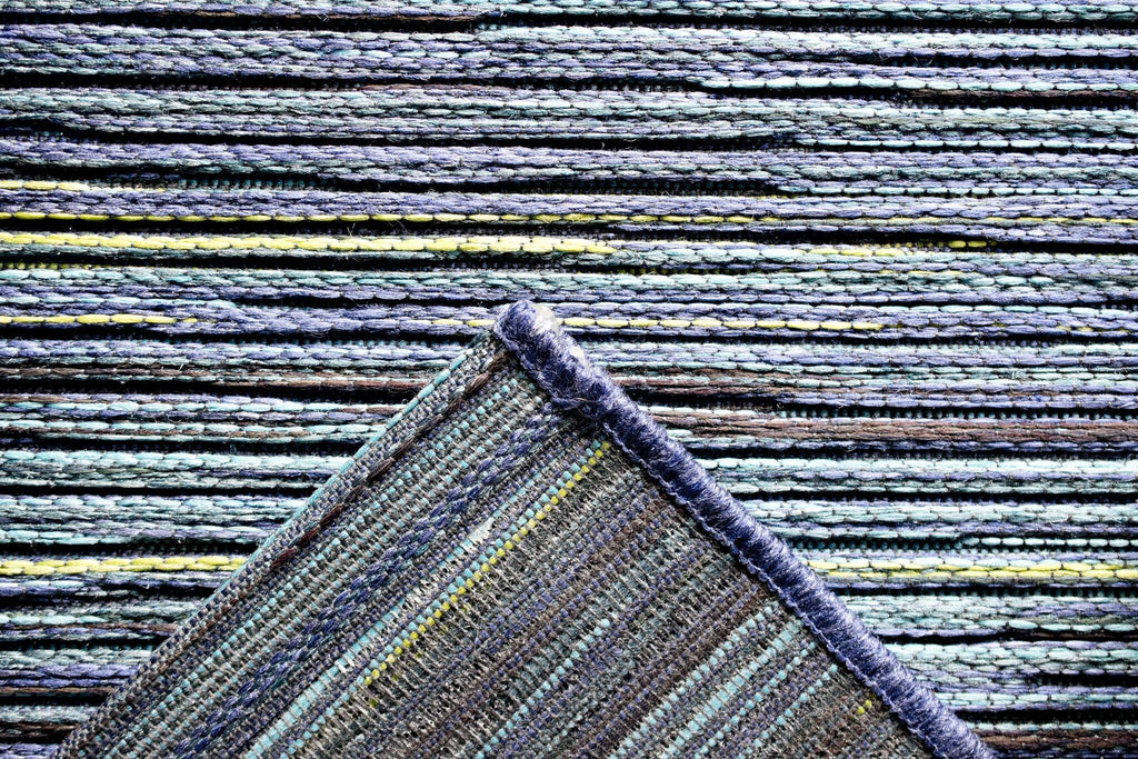 Brighton Marled Stripe Blue Rug