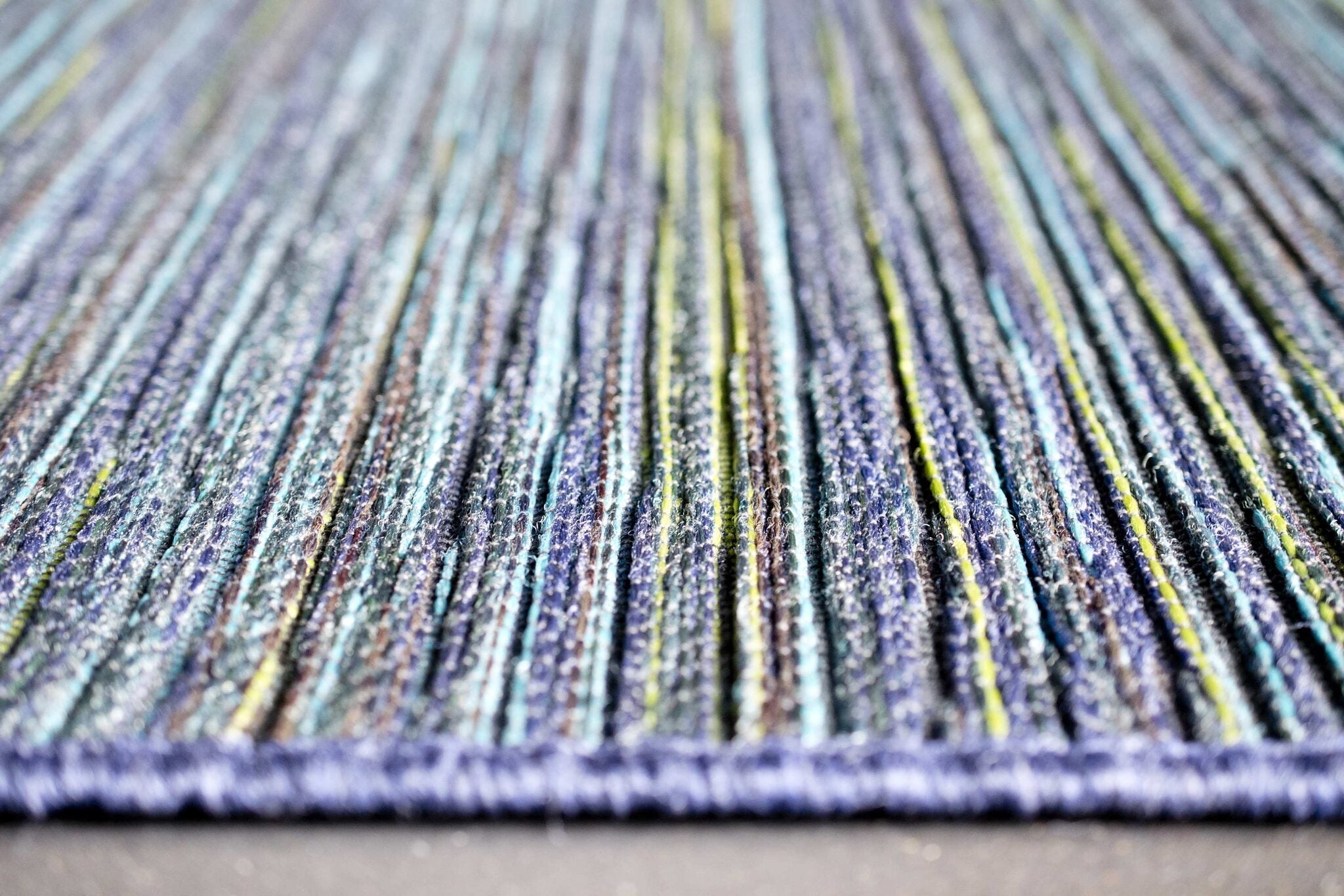 Brighton Marled Stripe Blue Rug