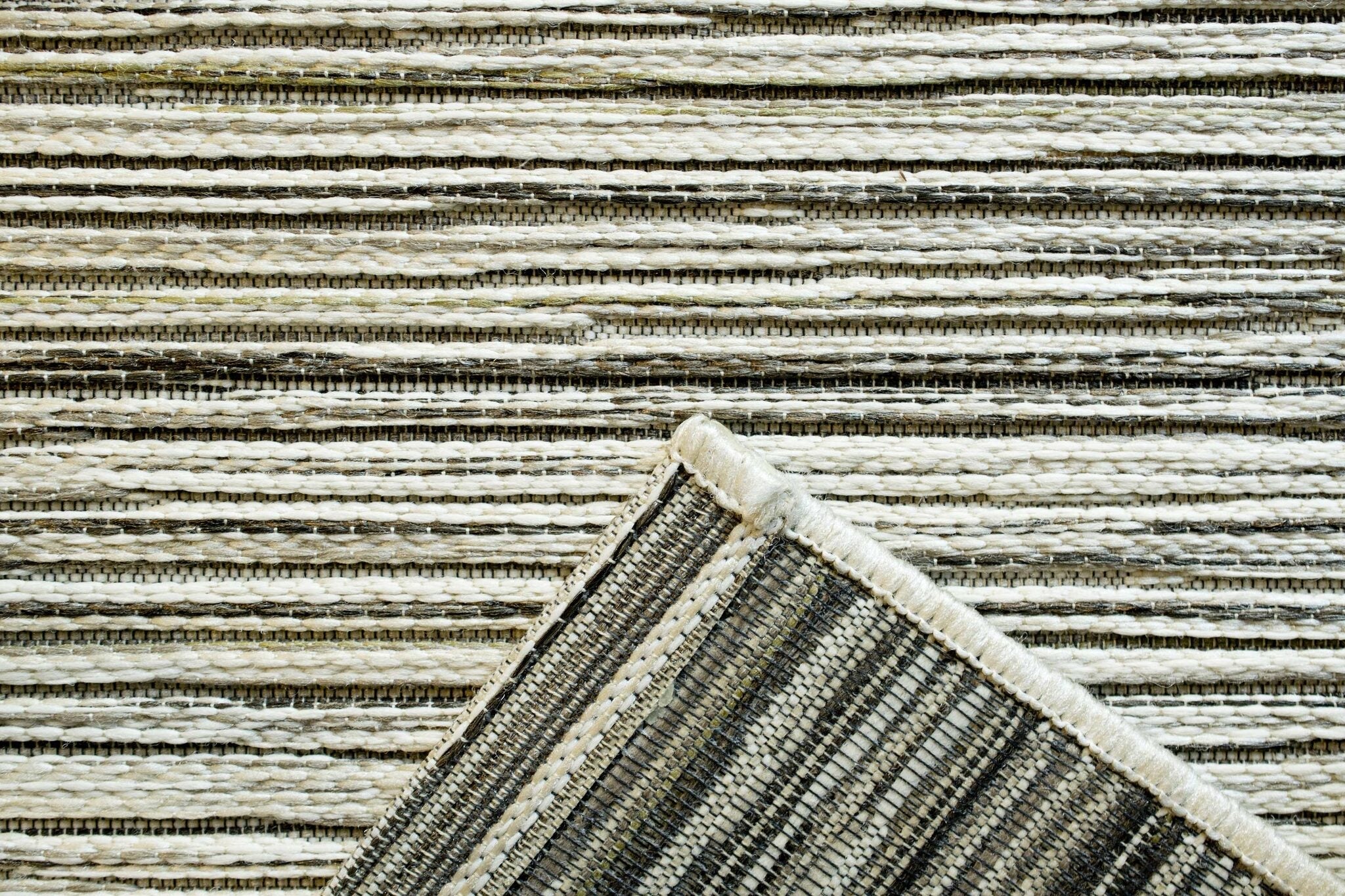 Brighton Marled Stripe Ivory Rug
