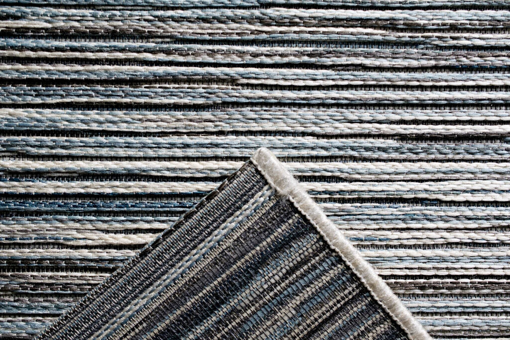Brighton Marled Stripe Ivory/blue Rug