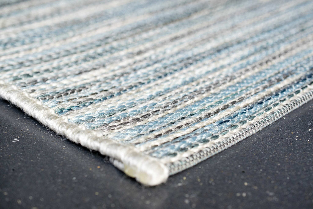 Brighton Marled Stripe Ivory/blue Rug