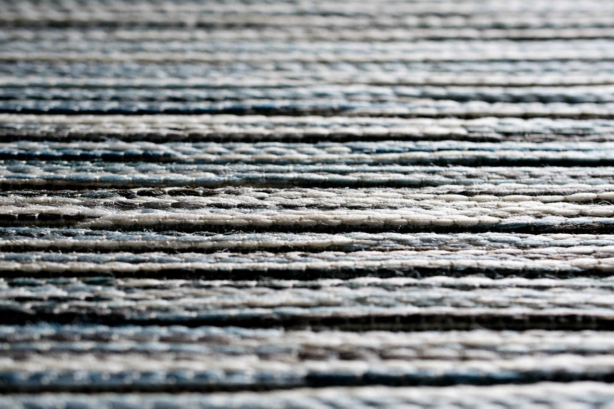 Brighton Marled Stripe Ivory/blue Rug