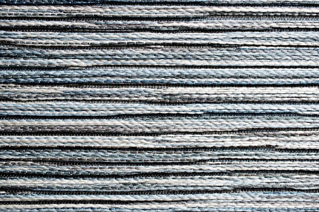 Brighton Marled Stripe Ivory/blue Rug