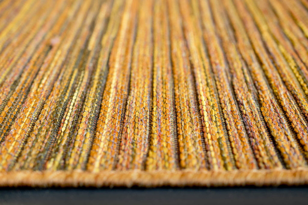 Brighton Marled Stripe Terracotta Rug