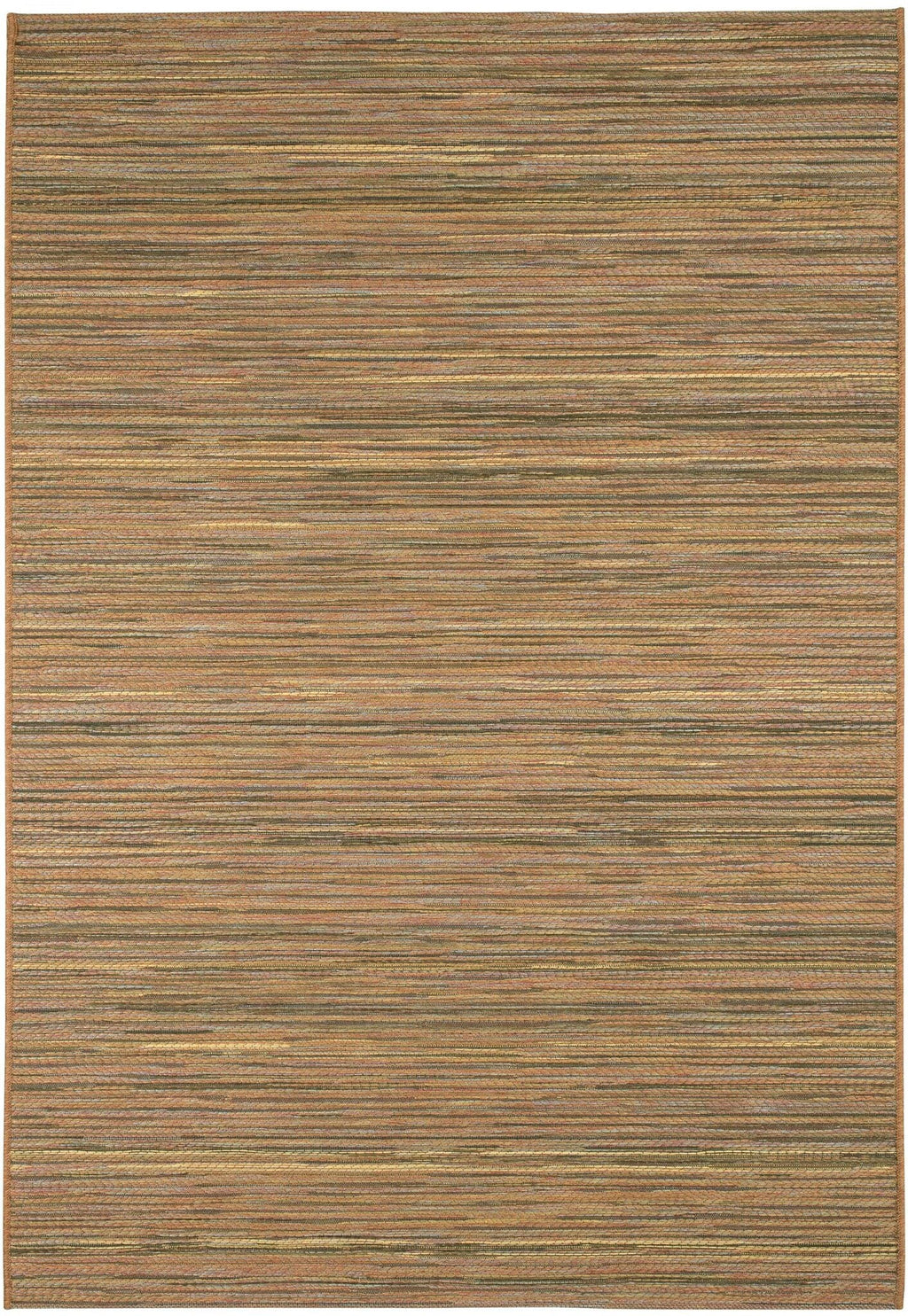 Brighton Marled Stripe Terracotta Rug