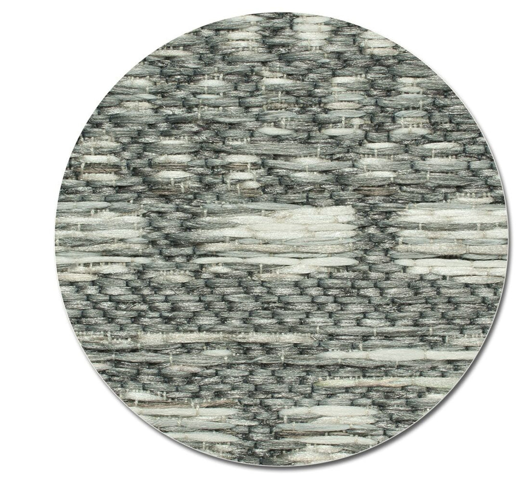 Brighton Aztec Stripe Silver Rug
