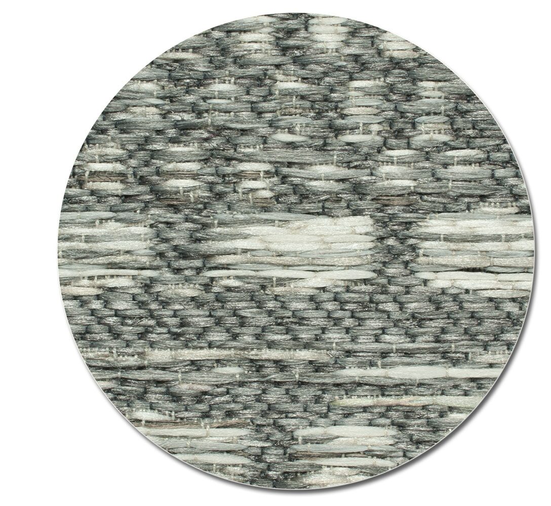 Brighton Aztec Stripe Silver Rug