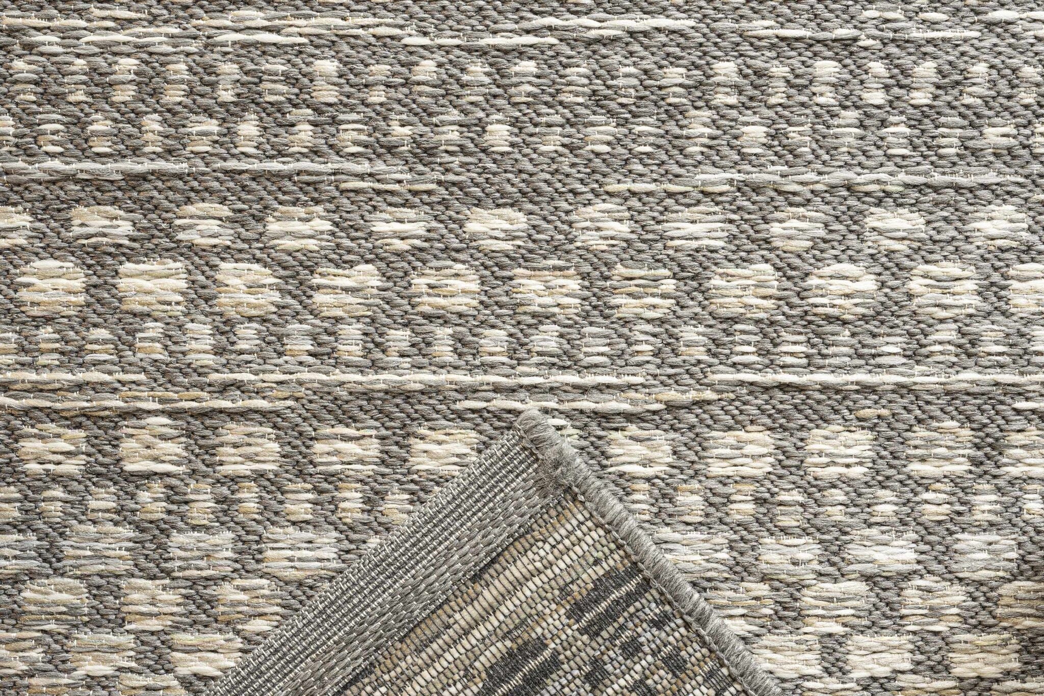 Brighton Aztec Stripe Silver Rug