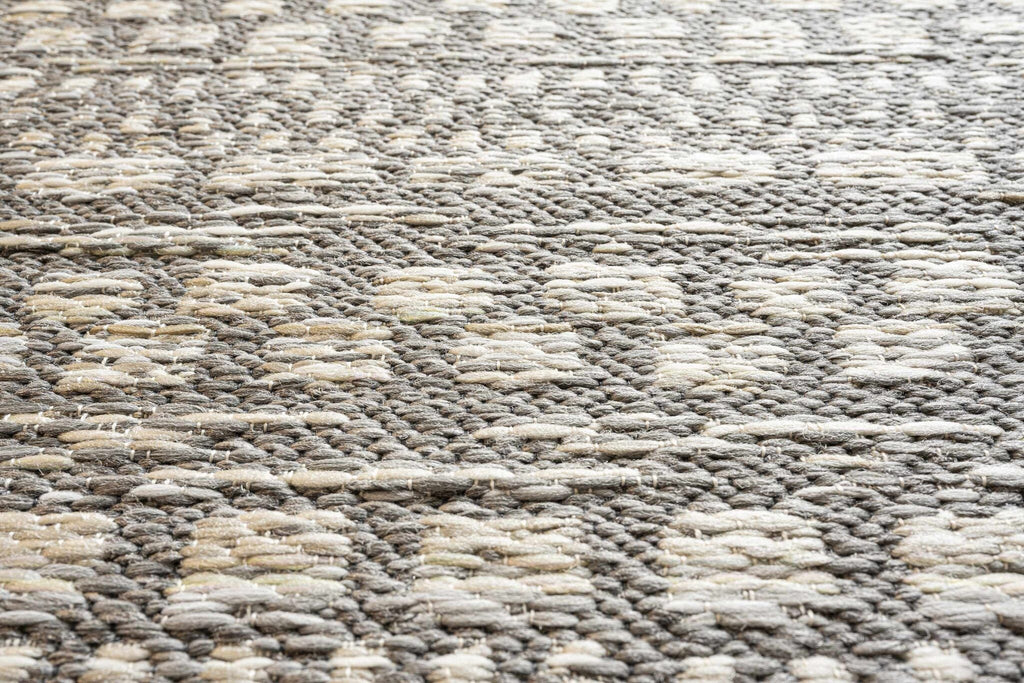 Brighton Aztec Stripe Silver Rug