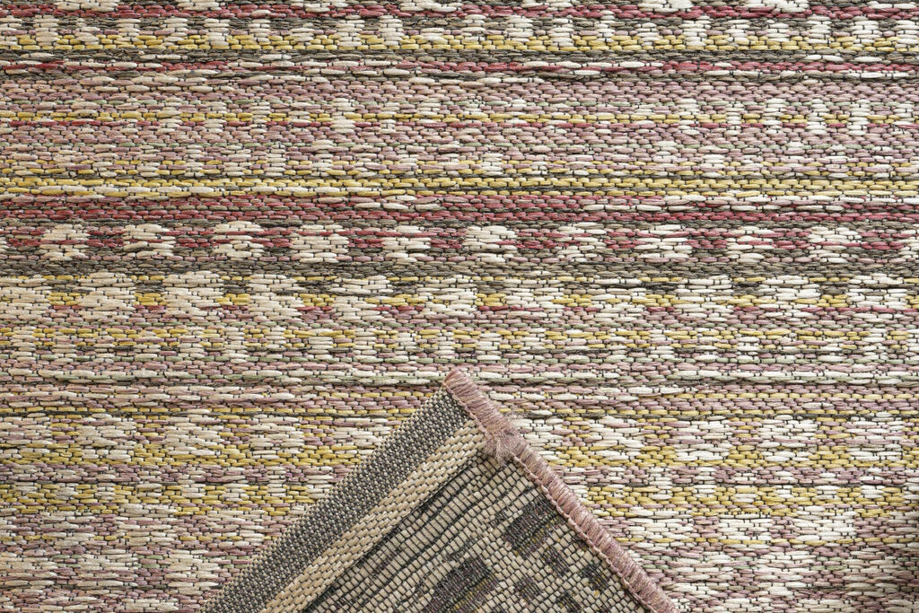 Brighton Aztec Stripe Pink Rug