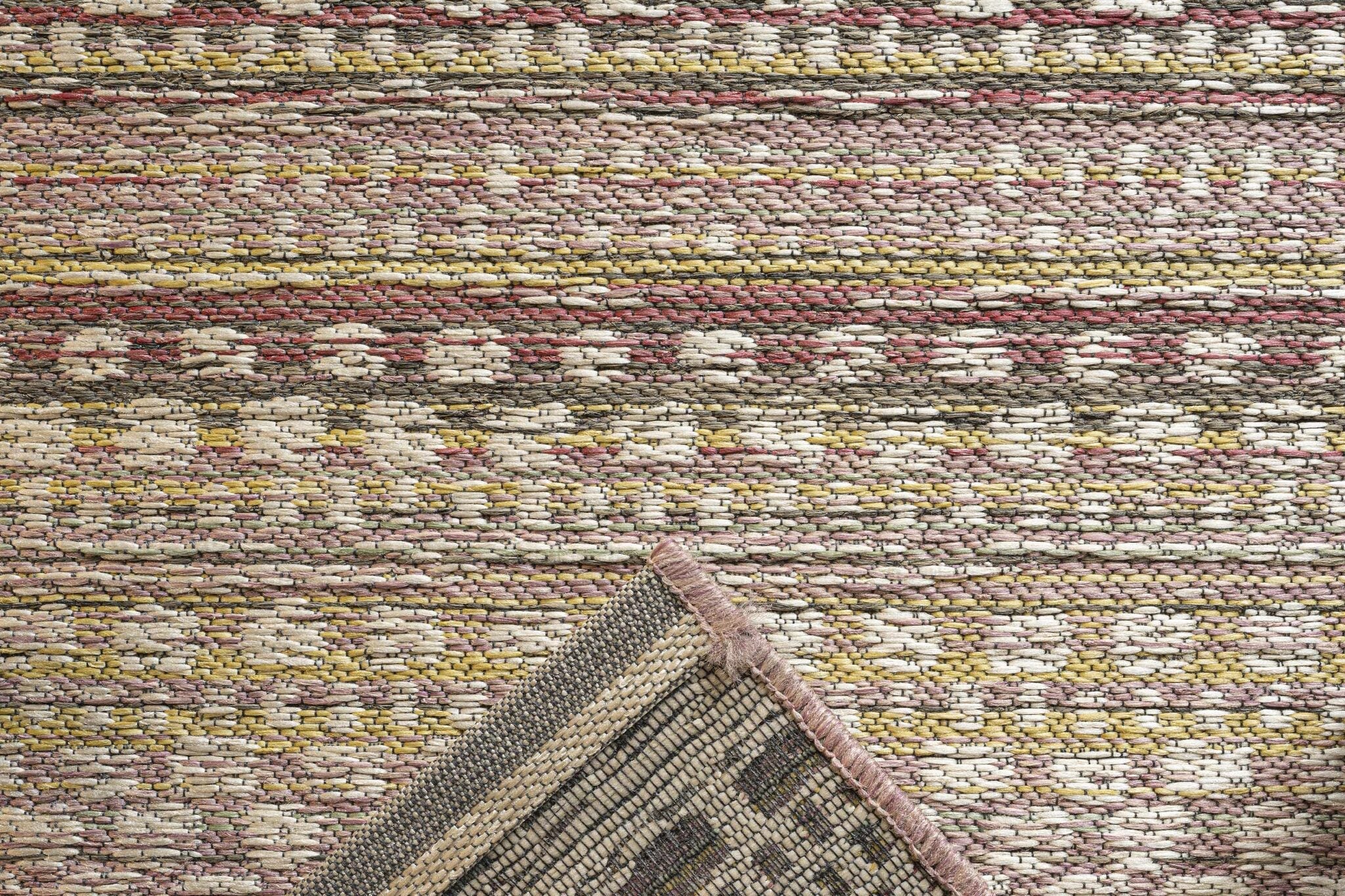 Brighton Aztec Stripe Pink Rug