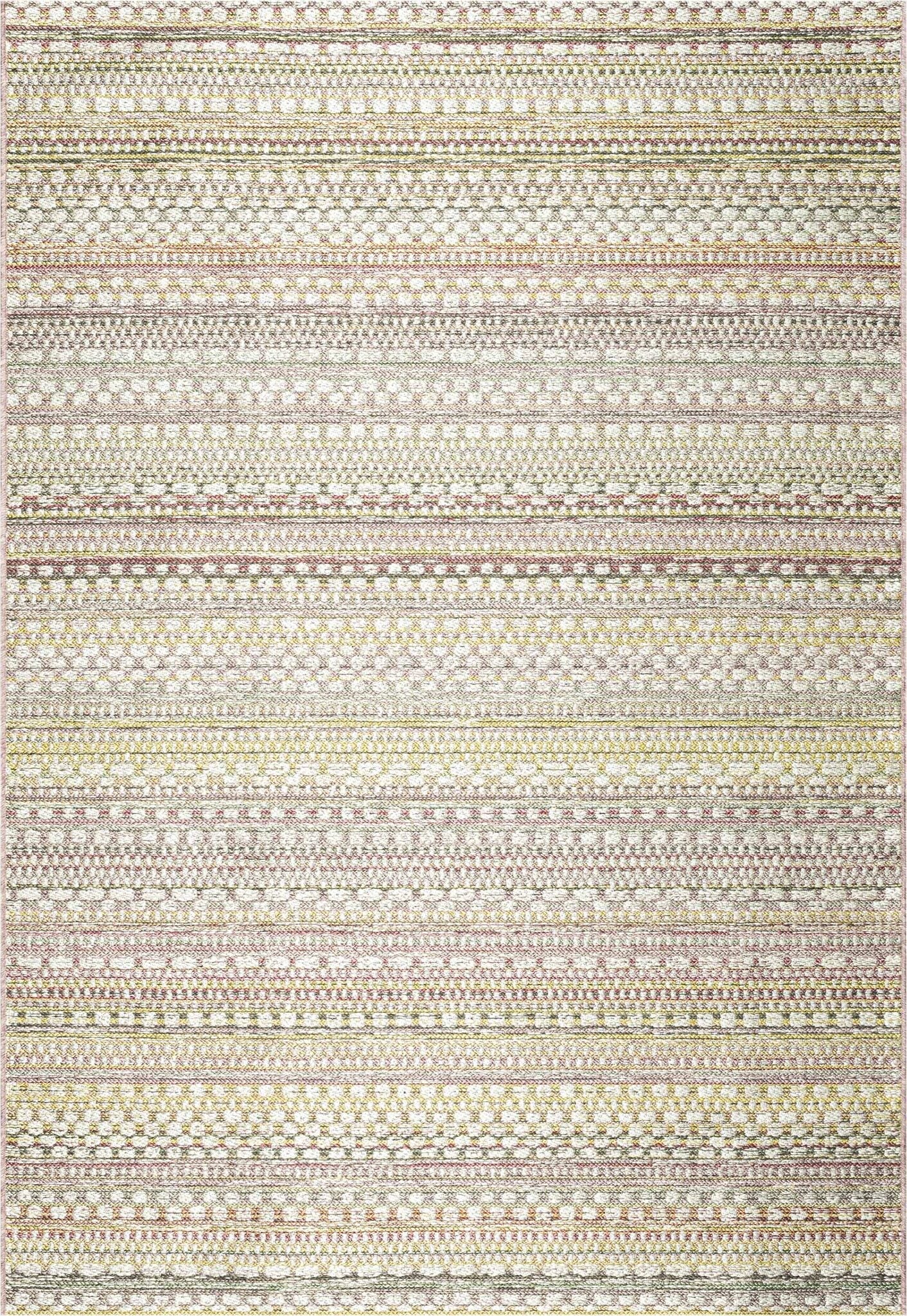 Brighton Aztec Stripe Pink Rug