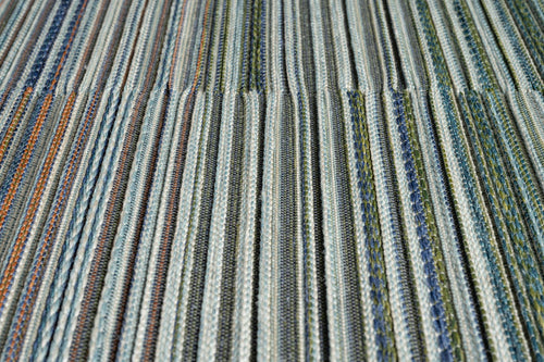 Brighton Coastal Stripe Blue Multi Rug
