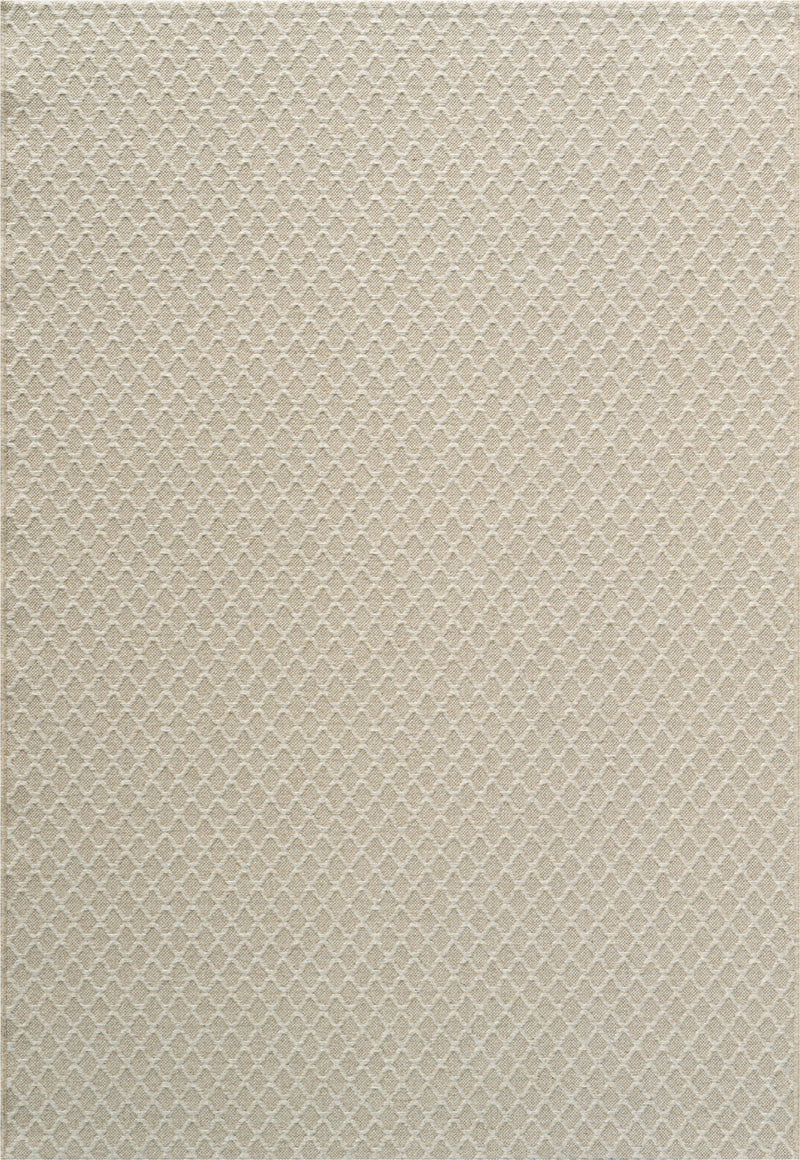 High Line Diamond Lattice Beige Rug
