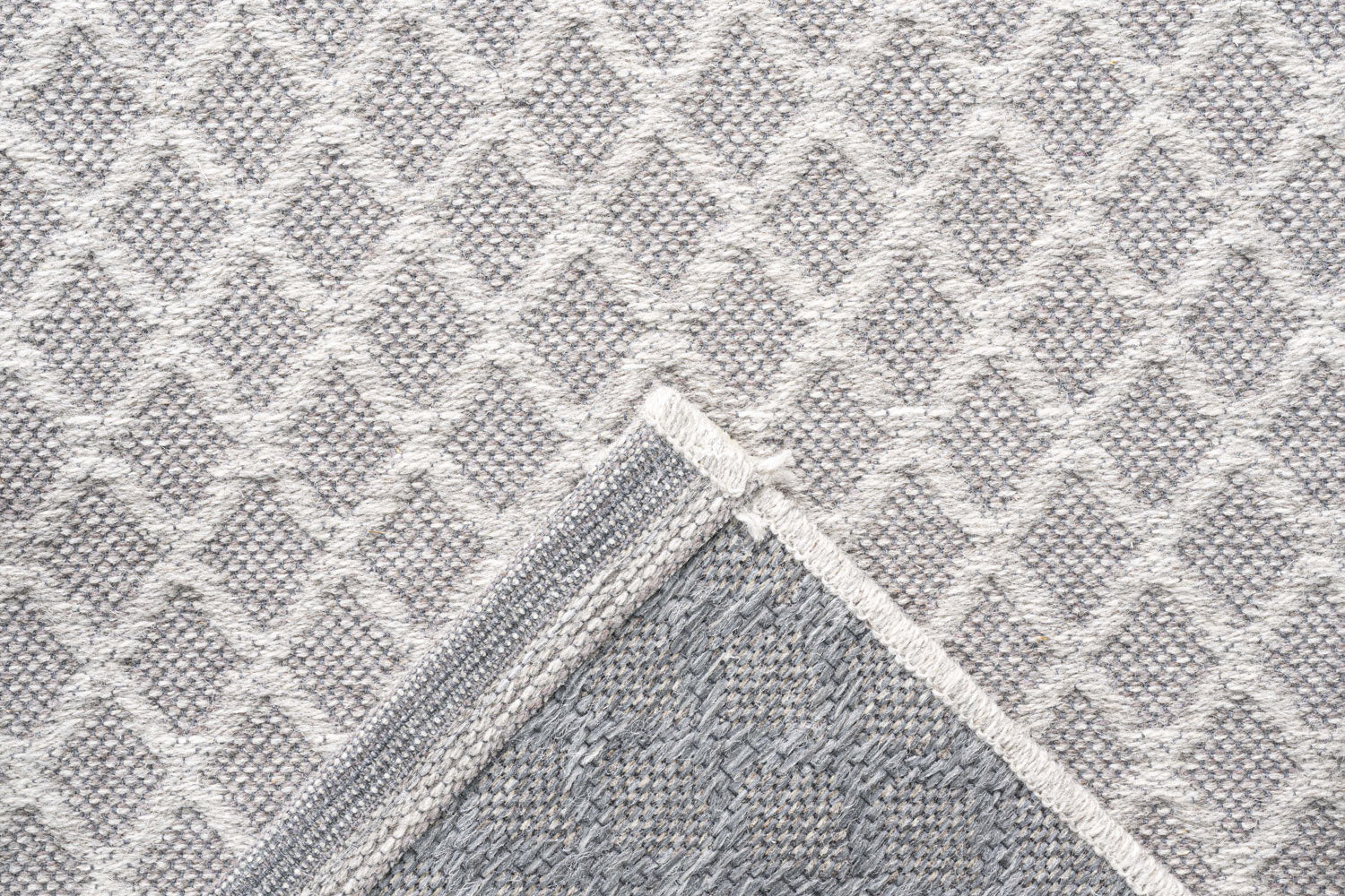 High Line Diamond Lattice Grey Rug