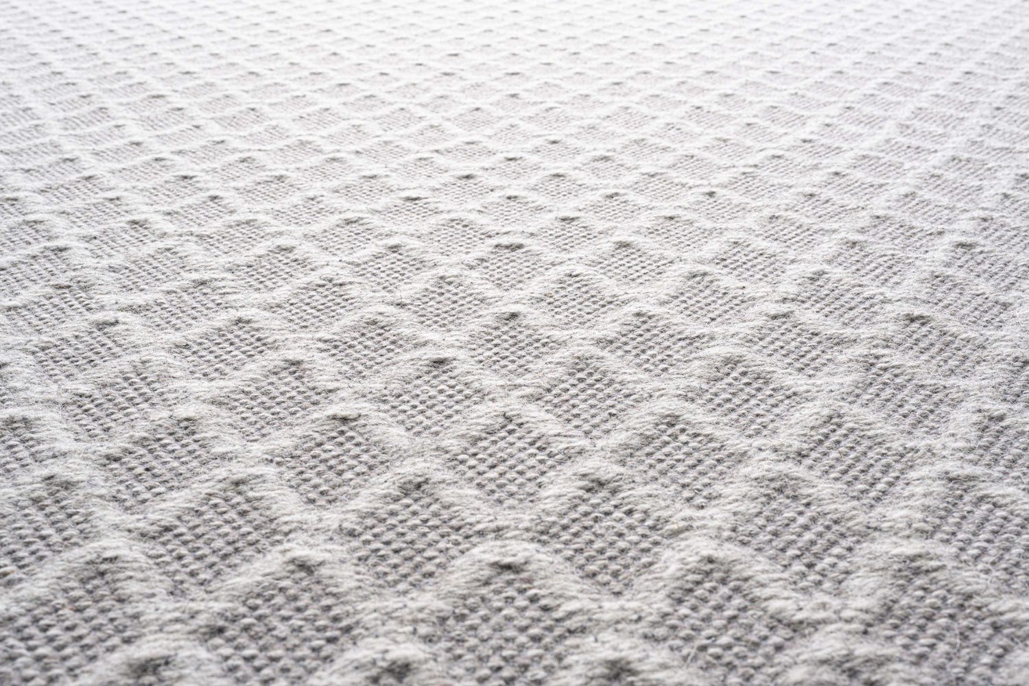 High Line Diamond Lattice Grey Rug