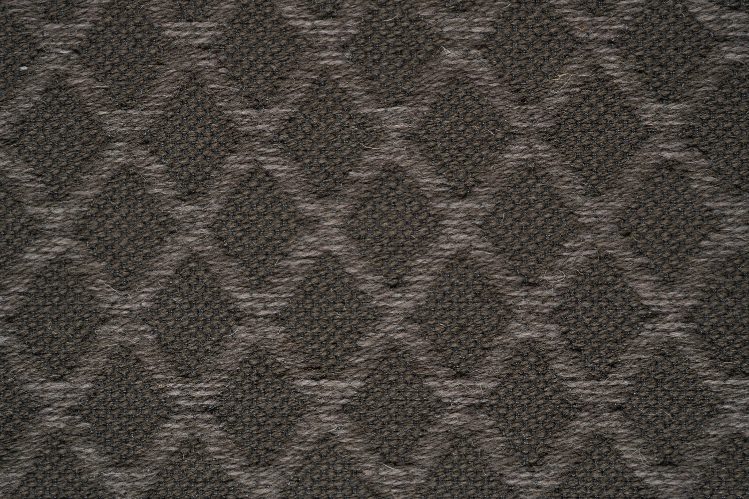 High Line Diamond Lattice Charcoal Rug