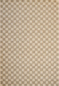 High Line Checkerboard Gold Rug