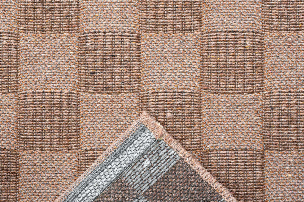 High Line Checkerboard Gold Rug