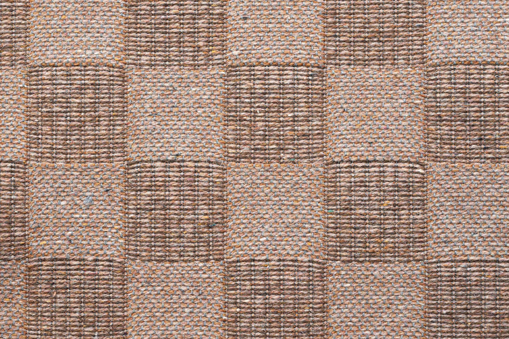 High Line Checkerboard Gold Rug