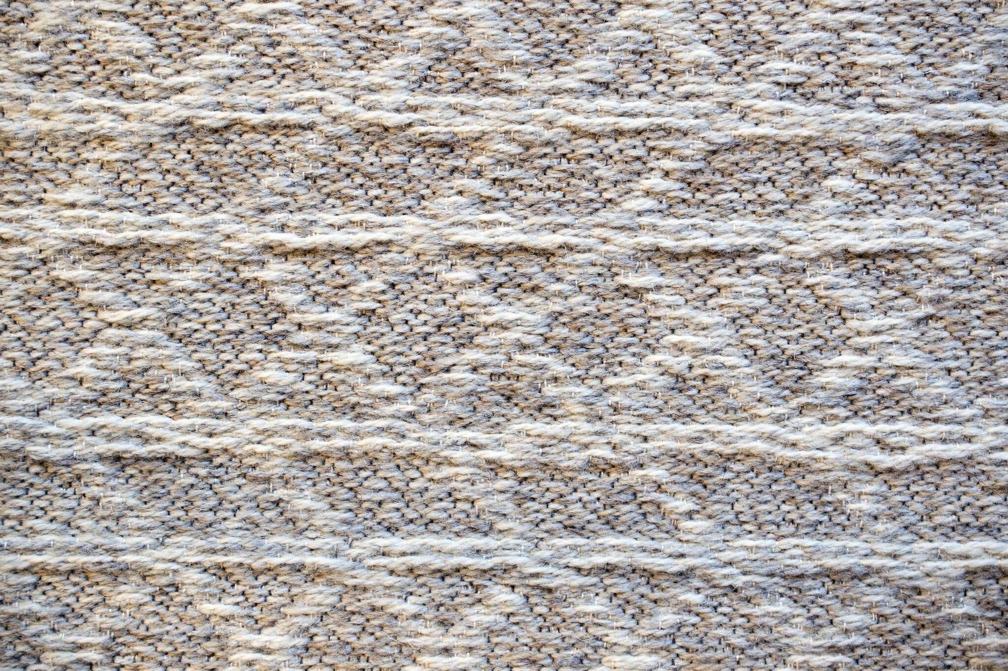 High Line Trellis Stripe Beige Rug