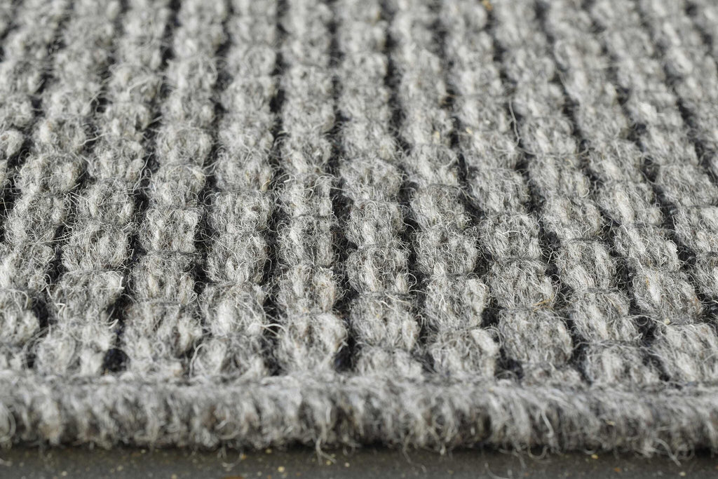 High Line Basketweave Grey Rug