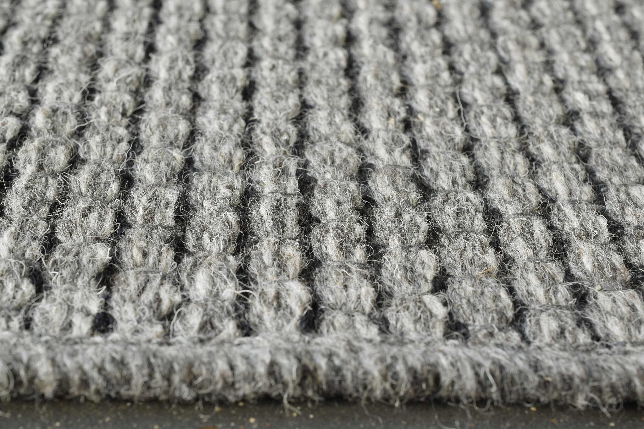 High Line Basketweave Grey Rug