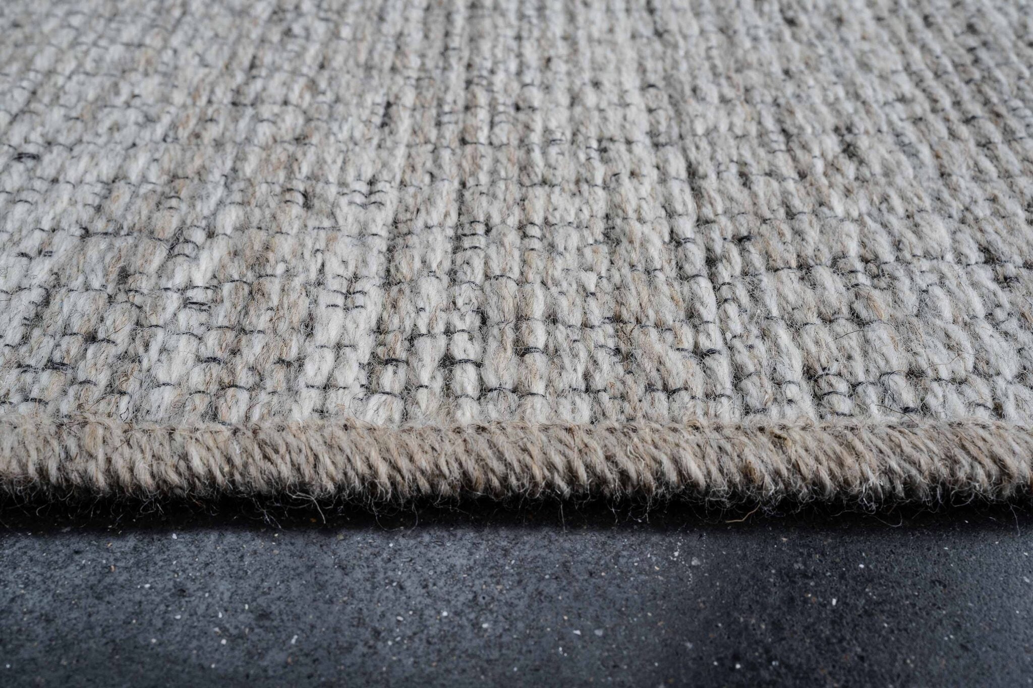 High Line Melange Plain Beige Rug