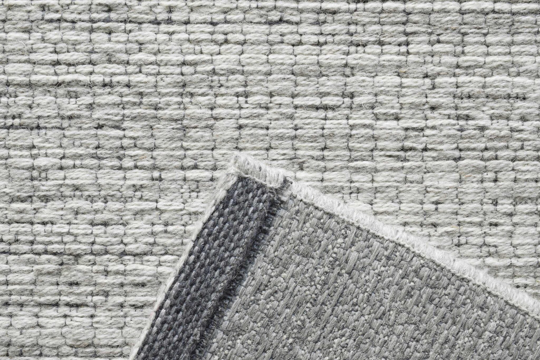 High Line Melange Plain Grey Rug
