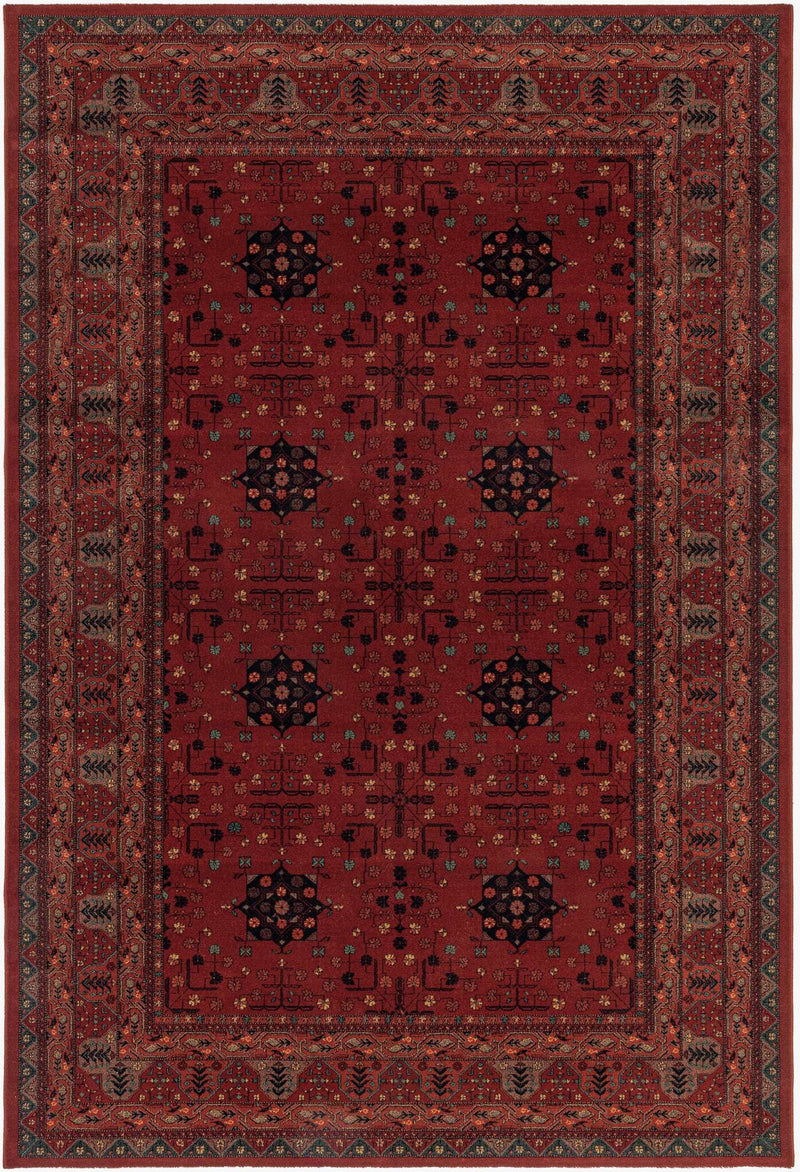 Kashqai Bokhara Tekke Red Rug