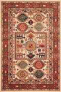 Kashqai Kazak Tribal Cream Rug
