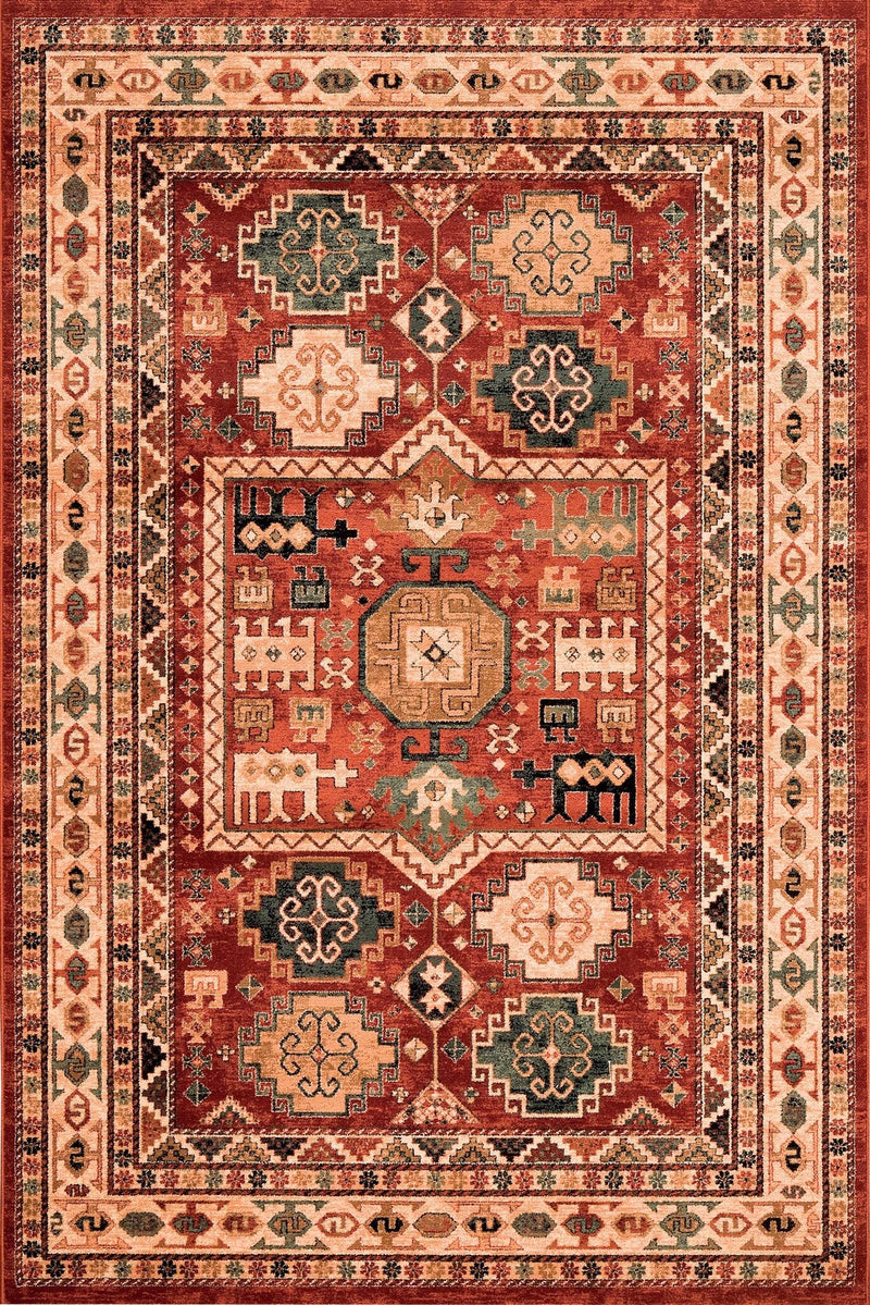 Kashqai Kazak Tribal Cream Rug