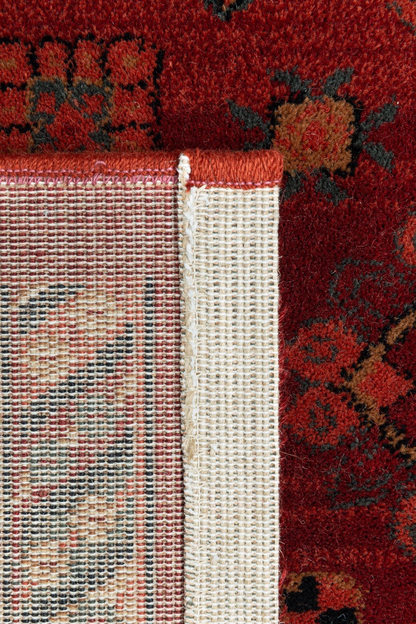 Kashqai Shiraz Medallion Red Rug