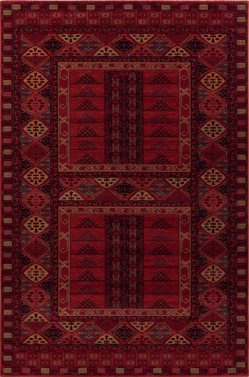 Kashqai Bokhara Hatchli Red Rug