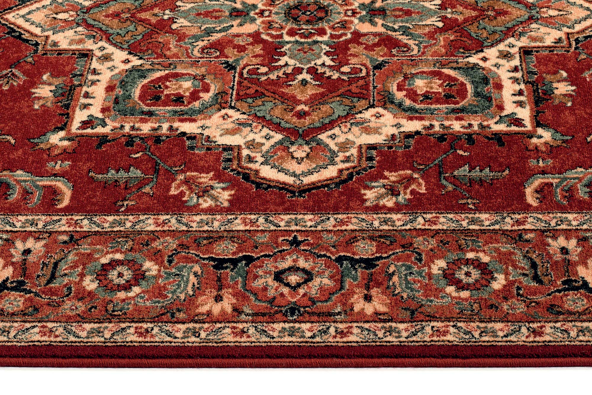 Kashqai Heriz Medallion Red Rug