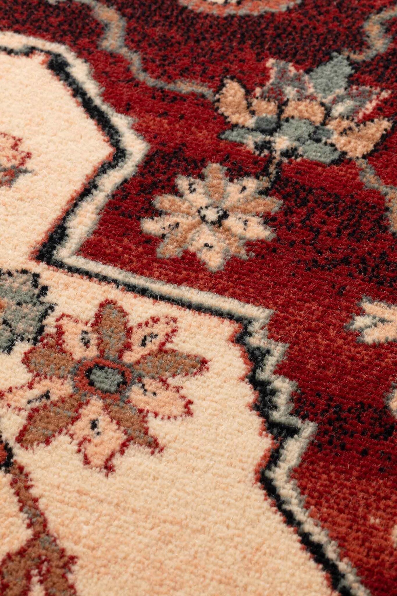 Kashqai Serapi Medallion Green Rug