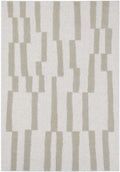 Malmo Broken Stripe Green Rug