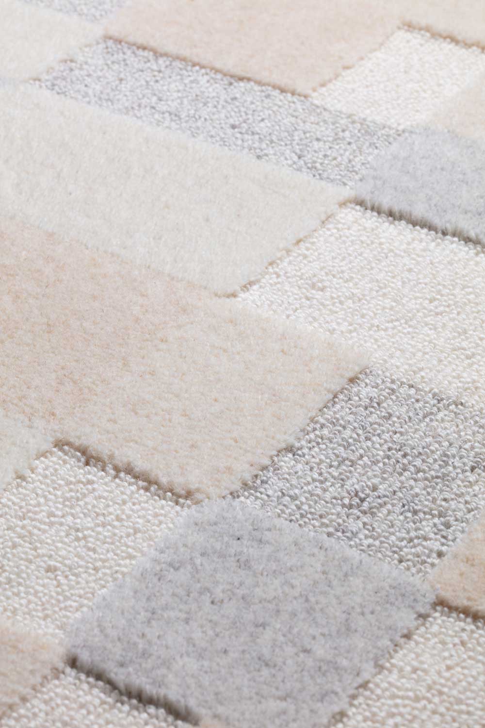 Malmo Pixel Mosaic Blue Rug