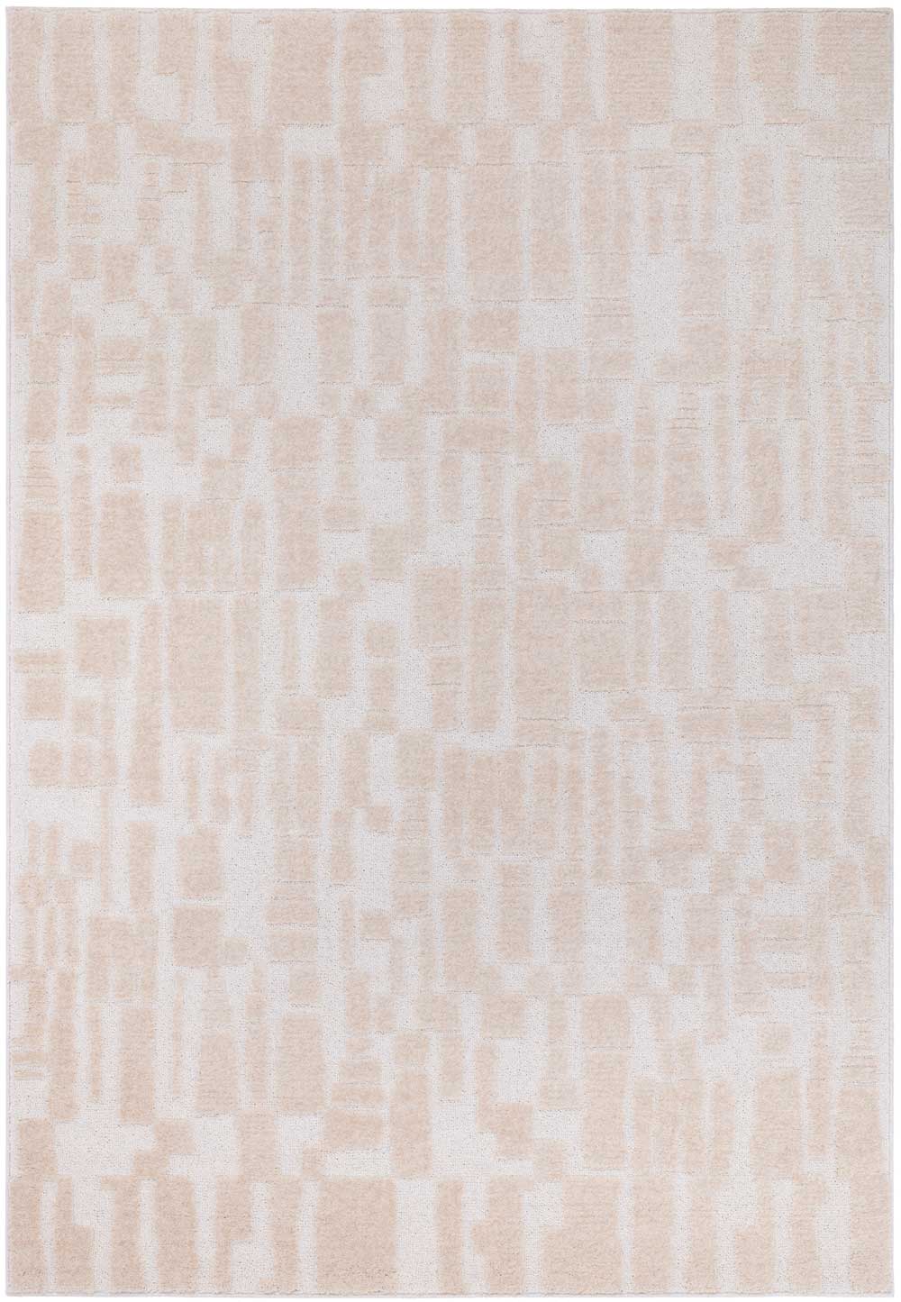 Malmo Blush Abstract Blue Rug