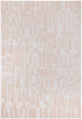 Malmo Blush Abstract Blue Rug