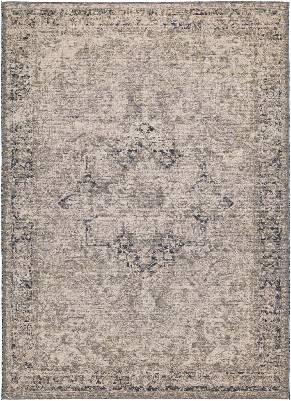 Ziba Vintage Medallion Green Rug