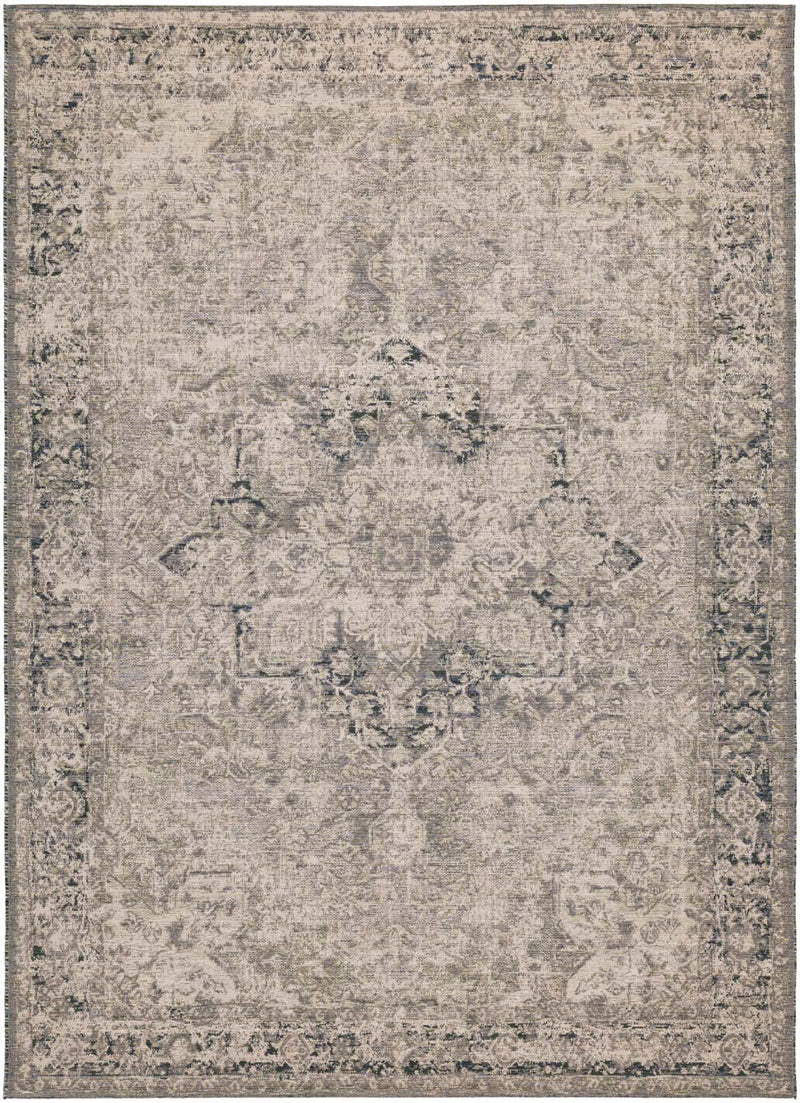 Ziba Vintage Medallion Green Rug
